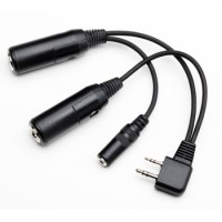 Headset Adapter/for Icom A3, A6, A22, and A24/twin sockets accept PJ-055 and PJ-068 plugs converting to Icom A22 plug PA-82 Headset Adapter/for Icom A3, A6, A22, and A24/twin sockets accept PJ-055 and PJ-068 plugs converting to Icom A22 plug PA-82
