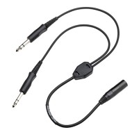 Bose A20 Headset To General Aviation Adapter/6 pin to general aviation plugs. PA-89/A20 Bose A20 Headset To General Aviation Adapter/6 pin to general aviation plugs. PA-89/A20
