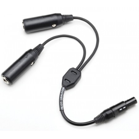 General Aviation Headset To Bose Adapter/6 pin Lemo Connector. PA-93B