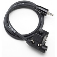 Helicopter Ext Cable W/Ptthelicopter Ground Crew Extension Cable/3' extension cable/U-93A plug to U-94A with Push-To-Talk PA-94 Helicopter Ext Cable W/Ptthelicopter Ground Crew Extension Cable/3' extension cable/U-93A plug to U-94A with Push-To-Talk PA-94