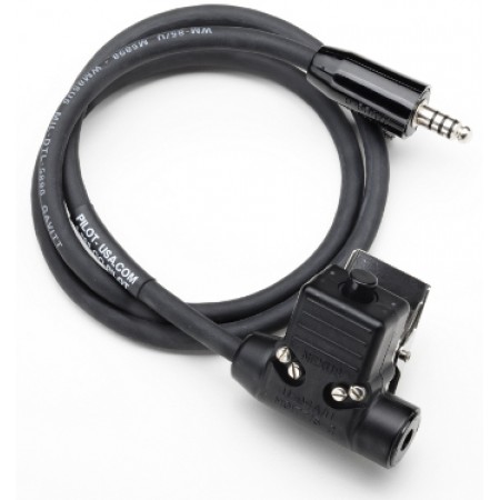 Helicopter Ext Cable W/Ptthelicopter Ground Crew Extension Cable/3' extension cable/U-93A plug to U-94A with Push-To-Talk PA-94 Helicopter Ext Cable W/Ptthelicopter Ground Crew Extension Cable/3' extension cable/U-93A plug to U-94A with Push-To-Talk PA-94