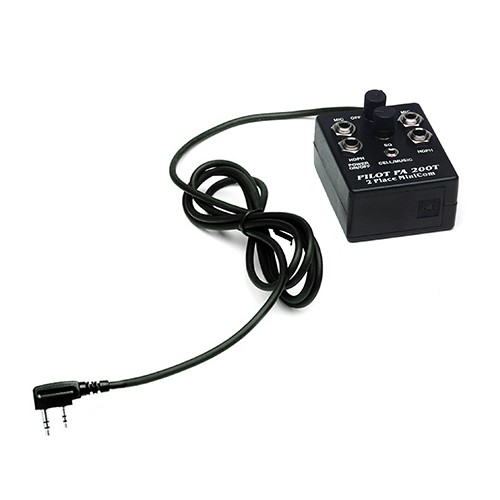 Intercom/portable , 2 place for use with Icom A25 handheld radio.  PT-200T/A25