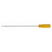 Screwdriver/Xcelite, 1/8 in. X 6 in. regular round blade, amber handle R188