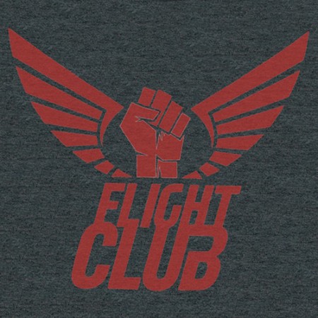 FLIGHT CLUB T-SHIRT/Black, Men's Large Flight Club- Men's Large