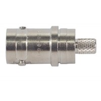 BNC Female/Straight jack, For use with RG58, RG141, RG142, RG303 and RG400. Comes in packs of 5 ea.  128469-000