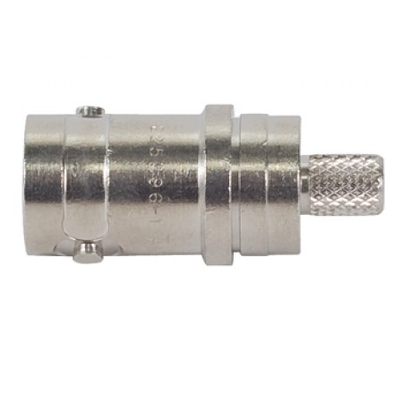 BNC Female/Straight jack, For use with RG58, RG141, RG142, RG303 and RG400. Comes in packs of 5 ea.  128469-000