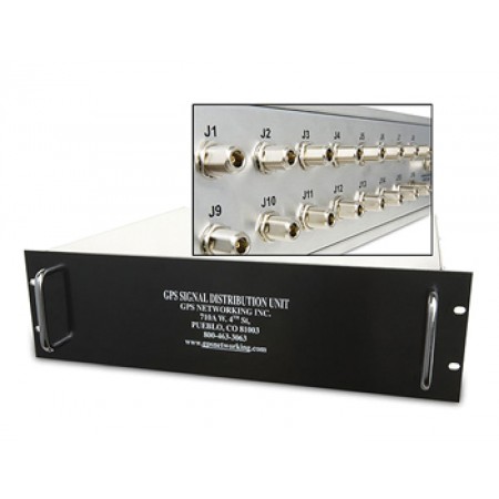 GPS rack mount amplified antenna splitter - 16 outputs  RMALDCBS1X16