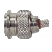 Connector/Tnc, male, straight plug, for use with RG-58, RG-141, RG-142, RG-303, RG-400 cables. RTD-50-M-00