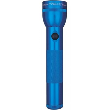 Mag-Lite Flashlight Hang Pack/Blue, 2 D-cell batteries, equipped with two gas lamps. Mag-Lite Flashlight Hang Pack/Blue, 2 D-cell batteries, equipped with two gas lamps.