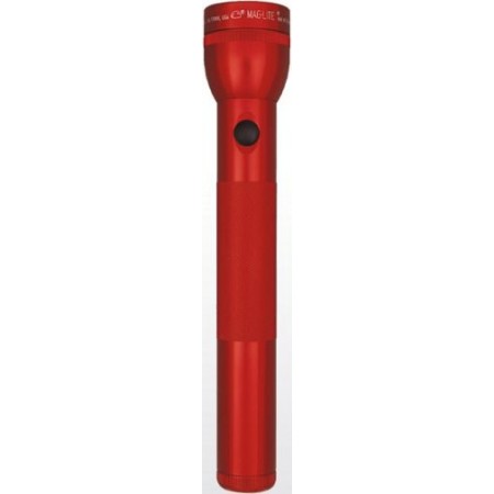 Mag-Lite Flashlight Hang Pack/Red, 3 D-cell batteries, equipped with two gas lamps. Mag-Lite Flashlight Hang Pack/Red, 3 D-cell batteries, equipped with two gas lamps.