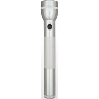 Mag-Lite Flashlight Hang Pack/Silver, 3 D-cell batteries, equipped with two gas lamps. Mag-Lite Flashlight Hang Pack/Silver, 3 D-cell batteries, equipped with two gas lamps.