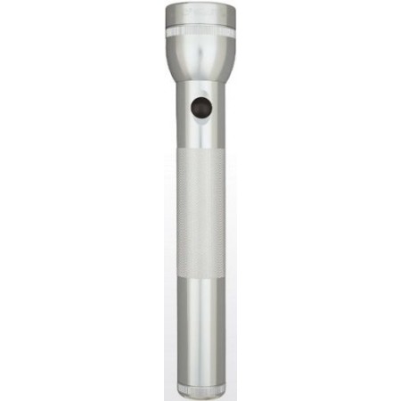 Mag-Lite Flashlight Hang Pack/Silver, 3 D-cell batteries, equipped with two gas lamps. Mag-Lite Flashlight Hang Pack/Silver, 3 D-cell batteries, equipped with two gas lamps.