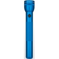 Mag-Lite Flashlight Hang Pack/Blue, 3 D-cell batteries, equipped with two gas lamps. 