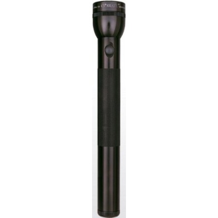 Mag-Lite Flashlight Display Box/Black, 4 D-cell batteries, equipped with two gas lamps. Mag-Lite Flashlight Display Box/Black, 4 D-cell batteries, equipped with two gas lamps.