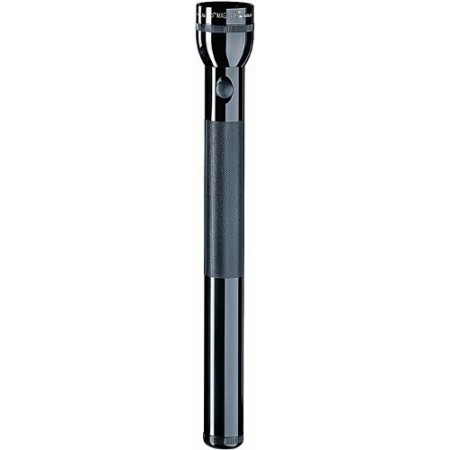 Mag-Lite Flashlight Display Box/Black, 5 D-cell batteries, equipped with two gas lamps. 