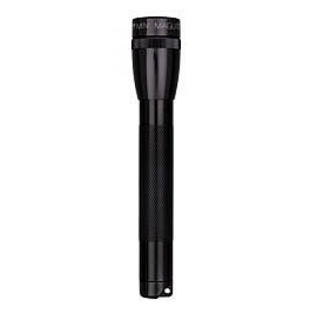 Mini Mag-Lite LED Flashlight/Black, includes: flashlight, polypropylene holster and 2 Aa alkaline batteries. 153-000-XXX Mini Mag-Lite LED Flashlight/Black, includes: flashlight, polypropylene holster and 2 Aa alkaline batteries. 153-000-XXX