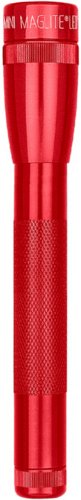 Mini Mag-Lite LED Flashlight/Red, includes: flashlight, polypropylene holster and 2 Aa alkaline batteries. SP2203H