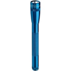 Mini Mag-Lite LED Flashlight/Blue, includes: flashlight, polypropylene holster and 2 Aa alkaline batteries. SP2211HJ