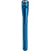 Mini Mag-Lite LED Flashlight/Blue, includes: flashlight, polypropylene holster and 2 Aa alkaline batteries. SP2211HJ