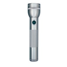 Mag-Lite LED Flashlight/Gray, 2 D-cell.  151-000-058
