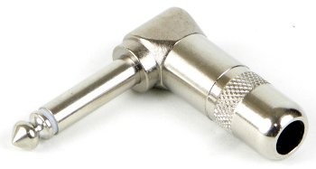 Phone Plug/Right Angle/ 1/4  Inch Diameter. Swc 220
