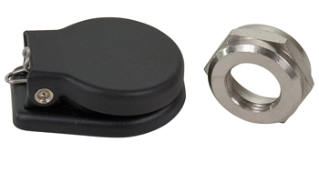 Jack Cover/Spring Loaded/Black 515X