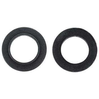 Insulated Shoulder Washer//Rigid plastic for use with headset/microphone jack, Inside Diameter 3/8, Outside Diameter 5/8, Color: Black. S1029
