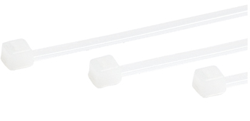 Standard Cable Tie/Natural, 8 long, 0.10 width, 18 lb. strength. Mil Spec MS3367-4-9,type 1, class 2. T18L9M4 pack of 1000