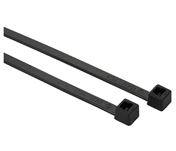 Standard Cable Tie/Black, 14 long, .16 width, 40 lb. tensile strength. UL-ZODZ2.E64139. T40L0C2 pack of 100