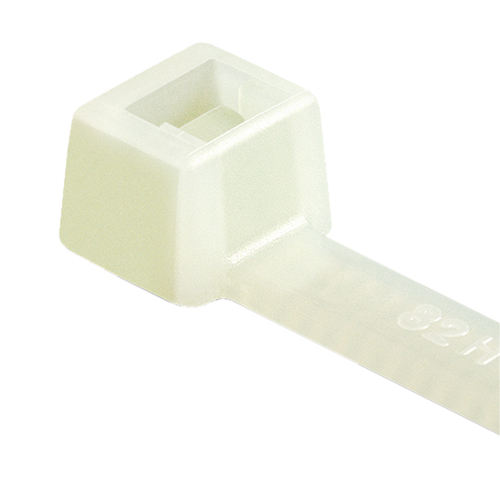 Standard Cable Tie/Natural, 8 long, .16 width, 40 lb. tensile strength. UL-ZODZ2.E64139.  T40R9M4 pack of 1000