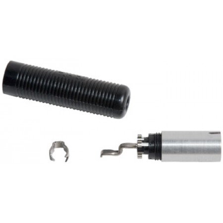 Telephone Jack/military, 4 conductor, overall diameter of plug housing .625 inch, overall length: 2.234 inch, contact diameter: .285 inch. For use with TP-101, TP-102. TJ-101