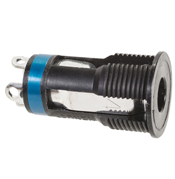 Telephone Jack/U92B/U, front mounted, commercial / military, M9177/4-1, 4 conductor, overall length: 1.391 inch, contact diameter: .285 inch. For use with TP-101, TP-102, TP-120. TJT-102