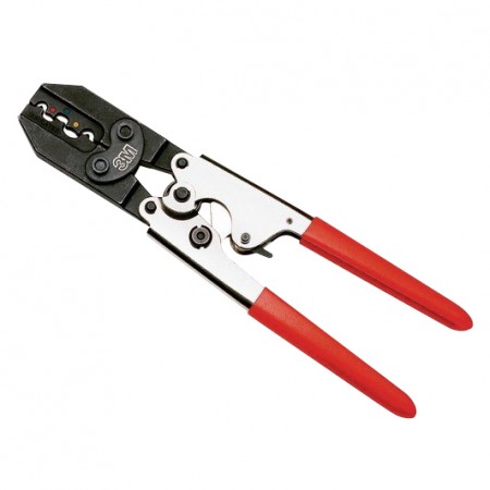Crimp Tool/Ratchet. For use with 22-10AWG insulated and non insulated terminals and connectors TR-490 Crimp Tool/Ratchet. For use with 22-10AWG insulated and non insulated terminals and connectors TR-490