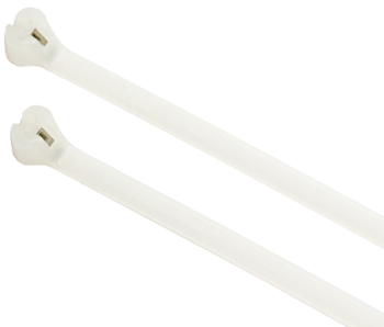 Self Lock Cable Tie/11.08 40 lbs, .140 width, natural.  TY26M pack of 1000