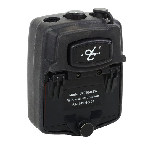 Wireless Belt Station/Hands free, full duplex, voice activated intercom communication. Dect 6.0 based technology. Works with any 9900 wireless headset 40992G-01
