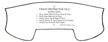 Vision Restrictor/Helmet Visor/SPH-4 VR-2