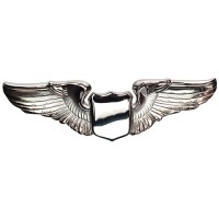 Large 3/Silver/Wings AV-WING-4140-S