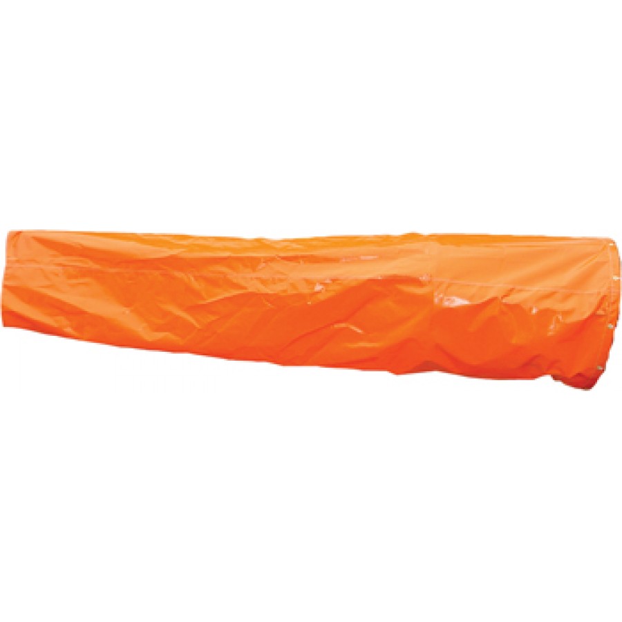 Airport Windsock Corporation 8x36 Orange & White Windsock With 8' Aluminum Frame – AWCCFS8-36O-W