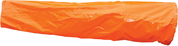 Windsock Only/28 X 84, orange, brass eyelets, vinyl laminated polyester. 2870
