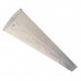 Windsock Only/36 X 120, white, brass eyelets, vinyl laminated polyester. 3610W