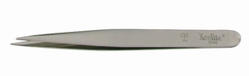 Tweezer/4-3/4 inch, smooth sharp point, anti-magnetic, stainless steel XHT434