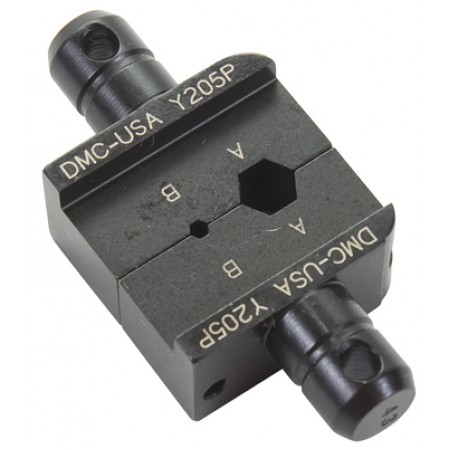 Die Set/For use with HX4, crimps the outer ferrule and inner pin on male BNC connectors for RG-142,RG-400. Y205P Die Set/For use with HX4, crimps the outer ferrule and inner pin on male BNC connectors for RG-142,RG-400. Y205P