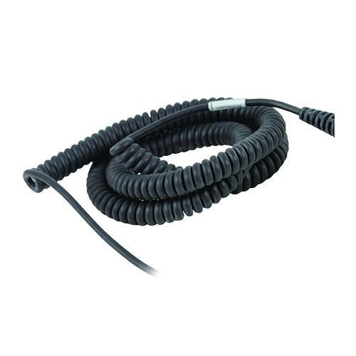 Adapter Cable/TJ-108 biaxially shielded connector to MS3476W10-6P plug (wiring option 10), coil cable (extends to 10-14 ft) CI1086W/10-K10
