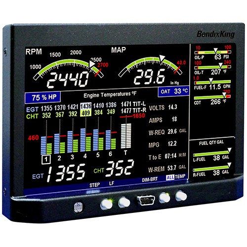 AeroPoint 200 Engine Indicator 6 Cyl 89000035-002