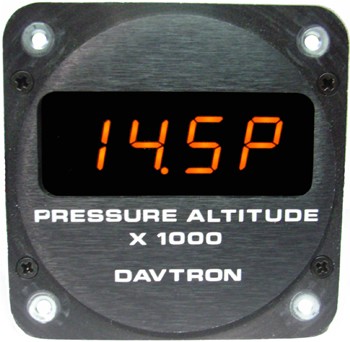 Alt Encoder Pressure Altitude/Round, 62K. Pressure Altitude: -1,000 to 62,700 ft 650-2