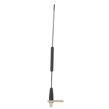 ANTENNA/ ELT, Whip type. 121.5 MHz and 406 MHz, 13.75 length. BNC Female Connector & a Black Finish.  AV-100