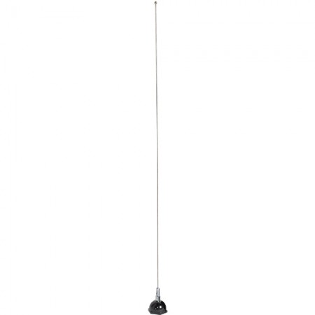 ANTENNA/VHF communications, 108-512 MHz. For use on surface vehicles, includes: 17' cable and PL-529 Male Connector, Black & Chrome Finish.  AV-3