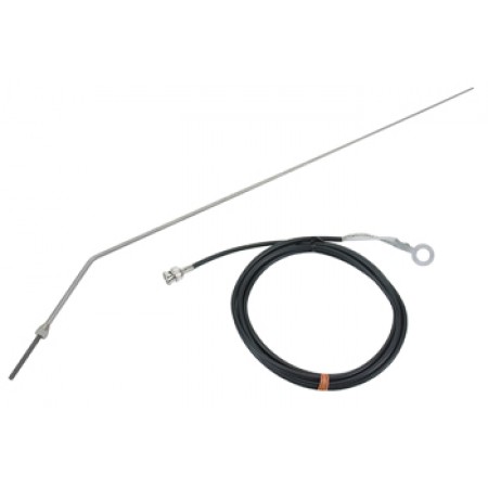 ANTENNA/VHF Communications, 118-137 MHz, Stainless Steel Finish & BNC Male Connector & Supplied 8 ft. Transmission Line Included.  AV-534L