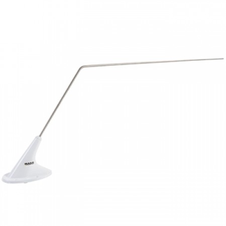 ANTENNA/VHF Communications, Bent. 118-137 MHz, 4 Hole Mount, BNC Female Connector & a White Finish.  AV-17