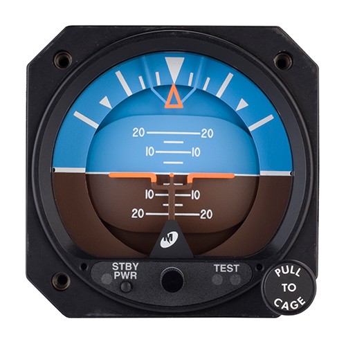 ATTITUDE INDICATOR/Electric, 10-32VDC, 10 Degree Tilt, 28V Lighting 4300-411